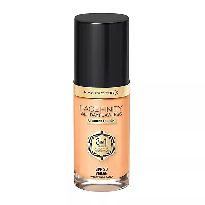 Max Factor Max Factor Facefinity All Day Flawless Foundation 70 Warm Sand 30ml • $21.58