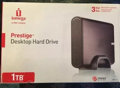 Iomega Prestige Desktop 1000GB External (34919) HDD • $180