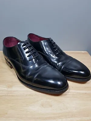 Worn Once Charles Tyrwhitt Mens Shoes Size Uk 9 Black Oxford Smart • £5.50