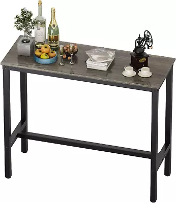 Teraves Bar Table With Solid Metal FrameCounter Height Table Kitchen Bar Table  • $137.99