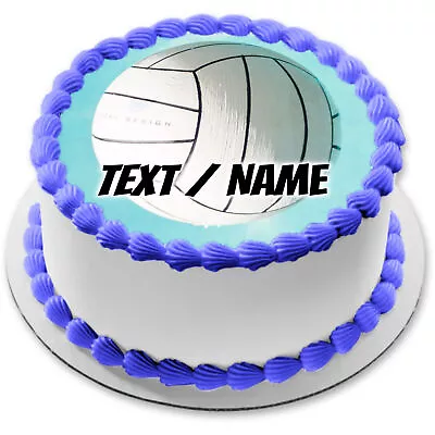 Volleyball Beach Cake Topper Edible Party Decoration Personalized Name Supplies • $8.79