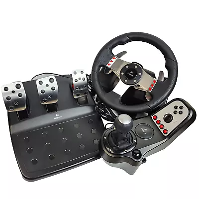 Complete Working Logitech G27 Racing Wheel Pedals And Shifter • $249