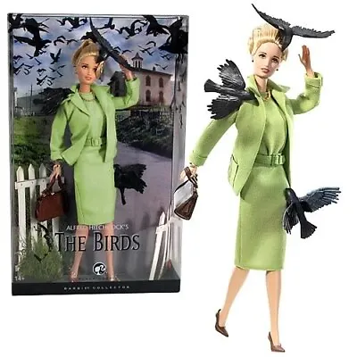 Alfred Hitchcock's Movie The Birds Star Tippi Hedren Barbie Collector Doll NEW • $699.99