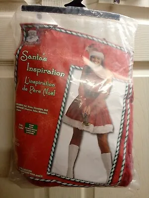 Adult's Sexy Santa's Inspiration Mrs. Claus Costume MEDIUM 6-10 • $34.95