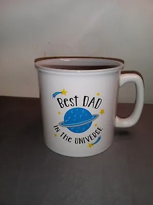 Coffee Mug Best Dad In The Universe Large Fathers Day Beverage Ceramic 16oz • $15