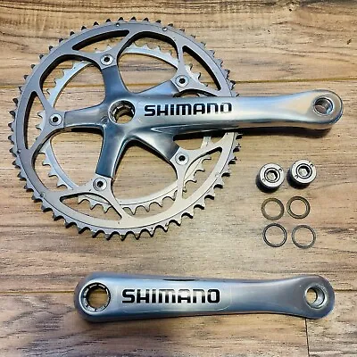 Rare Shimano Dura-Ace FC-7700 TEAM ISSUE 2x9 Crankset 53 / 42 Octalink V.1 172.5 • $299.99