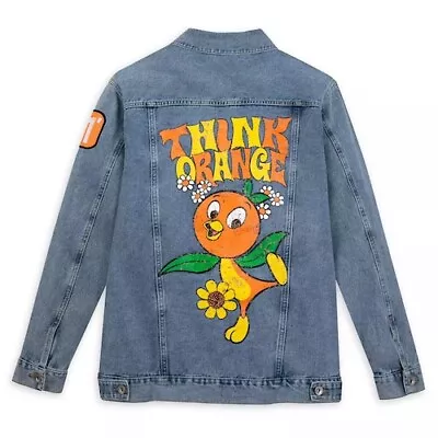 $74.99 • Buy Disney Vault 50th Orange Bird Distressed Oversize Denim Jacket XXL - BNWT