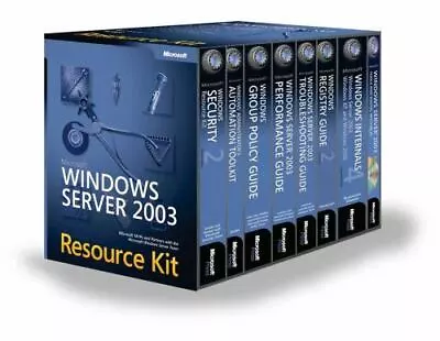 Microsoft[r] Windows Server[tm] 2003 Resource Kit [ Microsoft ] Used - Good • $49.95