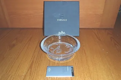 Versace Rosenthal CRYSTAL Arabesque Bowl Dish ~ Versace Box W/ Certificate • $179.95