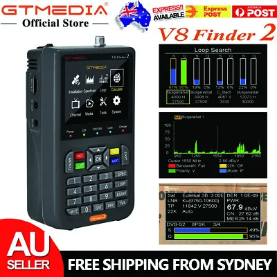 3.5LCD DVB-S/S2 FTA Data Digital Satellite Signal Finder Meter Portable Receiver • $75.99