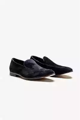Mens Cavani Slip On Milan Velvet Loafers Shoes Smart Casual Footwear • £29.99