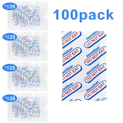 100/200pcs 500CC Oxygen Absorbers For Long Term Food Storage Mylar Bags Dryers • $9.99