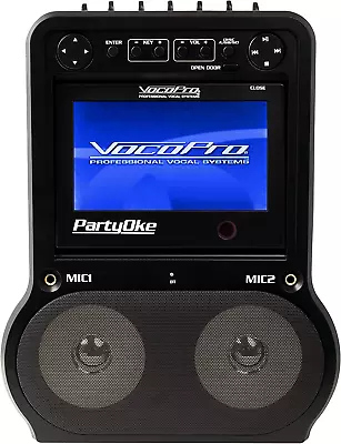 Karaoke Video Monitor Partyoke Cdg/Dvd/Bluetooth Digital System With 7” Displa • $391.99