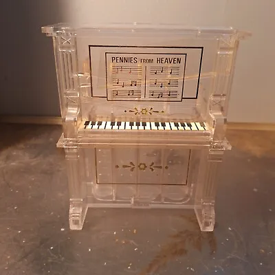 Vintage Piano Savings Bank Coin Sorter Pennies From Heaven J.S.N.Y.  • $15