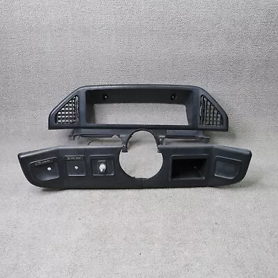 1987-1991 Ford F150 F250 Bronco Cluster Bezel Vent Dash Trim OEM Black Set • $91.26