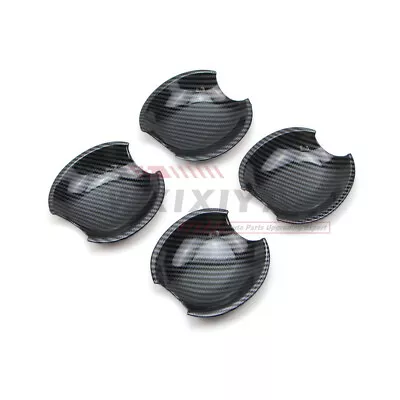 Exterior Door Handle Bowl Cover Cup For Mazda6 2003-2008 Carbon Fiber Look Trim • $11.99