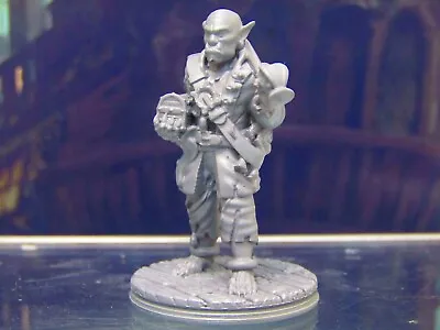 Half Orc Pirate W/Treasure Chest Mini Miniature Figure 3D Printed Model 28/32mm • £8.67