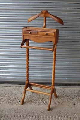 Antique French Style Wooden Gentleman Ladies Dressboy Clothes Valet Stand Hanger • £299.99