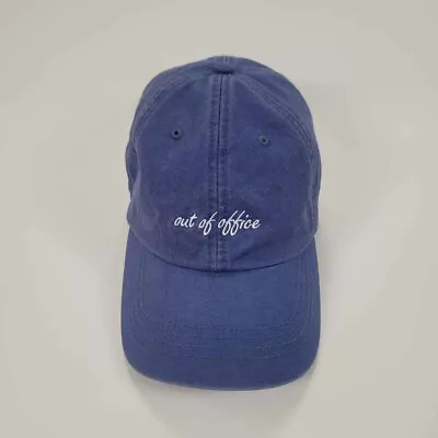 Cap - Novelty Item - Out Of Office - Blue - Adjustable - Unisex • $14.99