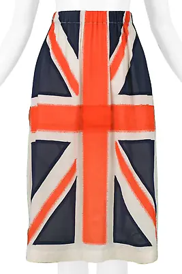 Vintage Junya Watanabe Comme Des Garcons Union Jack Flag Skirt 2000 • £410.18