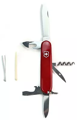 Victorinox Swiss Army Spartan Pocket Knife Tool Weekender Serrated Blade RARE   • $39