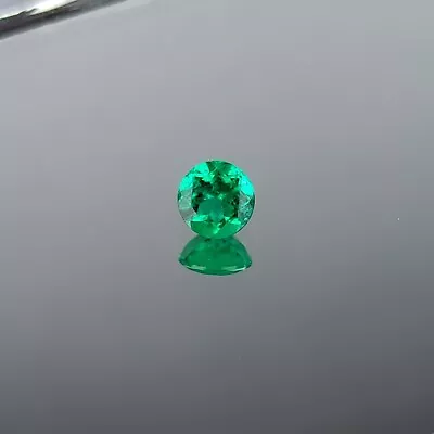 DEEP GREEN NATURAL COLOMBIAN CUT EMERALD FROM MUZO 0.38 Ct. W/ GIA ALUMNI CHECK • $540