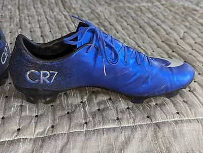 Nike Mercurial Vapor X CR7 Dark Blue Football Cleats Exclusive Rare Soccer Boots • $189.69