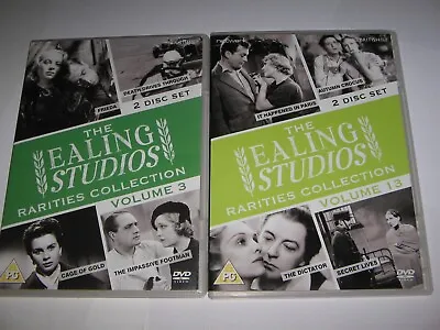 THE EALING STUDIOS RARITIES COLLECTION Vol. 3 & 13  4 DVDs  Frieda  Cage Of Gold • £23.99