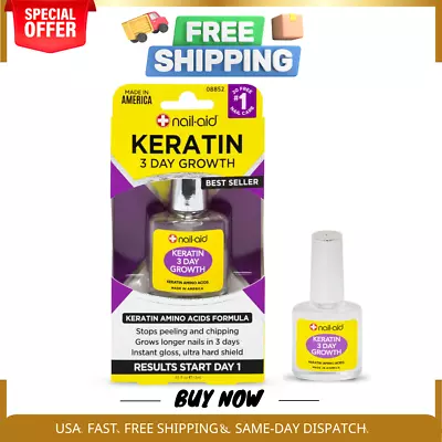 Nail-Aid - 3 Day Growth Keratin Amino Acids Formula • $8.01