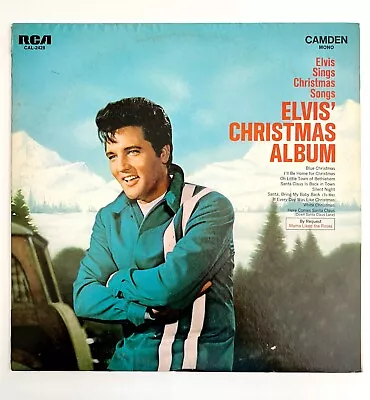 Elvis Presley Elvis Christmas Album MONO Vinyl Record 1970 33 12  RCA VRD10 • $11.25