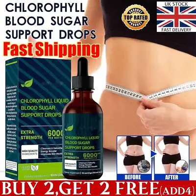 Chlorophyll All Natural Extract Liquid Drops Water Soluble Mint 59ml UK STOCK • £7.99