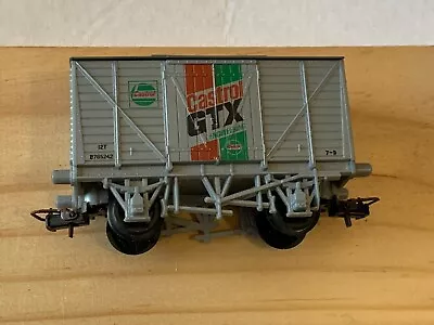 Castrol GTX Boxcar Carriage - HO Scale - Vintage Lima Italy - Grey - CLASSIC • $23.89