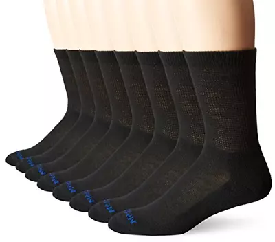 MediPEDS 8 Pair Diabetic Crew Socks With Non-Binding Top • $29.08