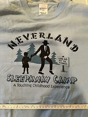 Michael Jackson Sleep Away Camp Vintage Shirt Large Neverland • $300