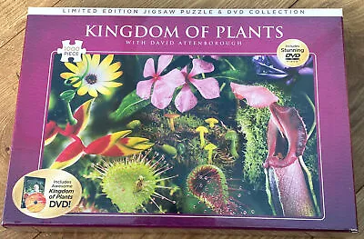 David Attenborough DVD Jigsaw 1000 Piece Kingdom Of Plants BRAND NEW AND SEALED • £13