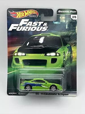 Hot Wheels Premium Fast & Furious 95 Mitsubishi Eclipse Original Fast  2/5 • $22.50