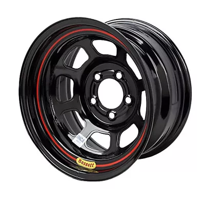 Bassett Wheels - DOT D-Hole - 15x7 In - 3in BS - 5x100 Steel - Black • $104.87