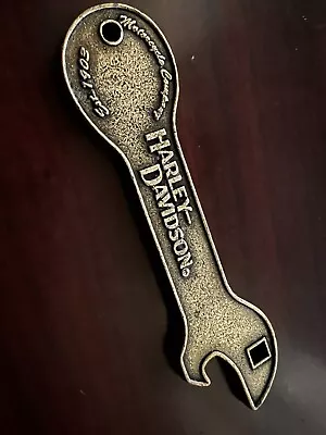 Vintage Harley Davidson Motorcycle Bottle Opener Key Chain Pin Factory HD Shirt • $9.99