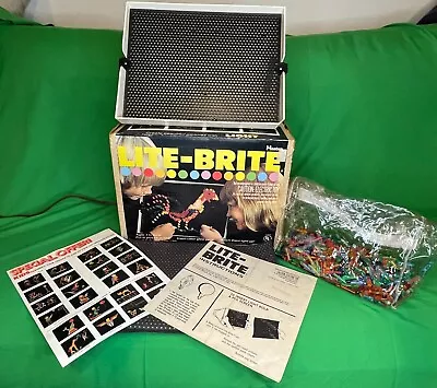 Vintage 70s Hasbro Lite-Brite With Original Box Tested Working Model 5455 • $29.99