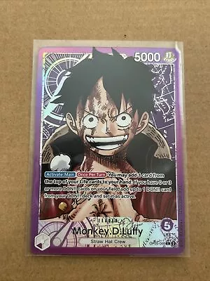 Monkey D Luffy OP05-060 L Alt Art Awakening In The New Era One Piece TCG English • $89.99