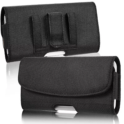 Cell Phone Horizontal Pouch Holster Belt Clip Carrying Case For IPhone 12 ProMax • $6.39