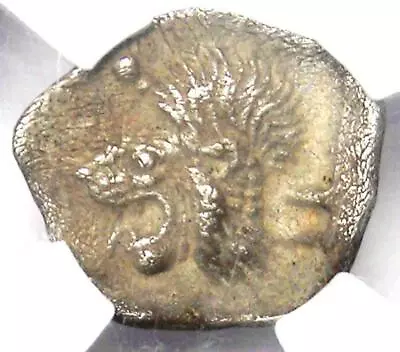 Greek Mysia Cyzicus AR Hemiobol Lion Boar Coin 400 BC. Certified NGC Choice XF • $553.64