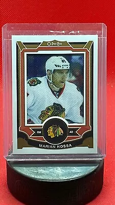 2015-16 O-Pee-Chee Manufactured Patch Marian Hossa #P-9 Patch HOF • $5.87