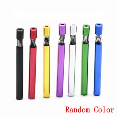 1Pc Self Cleaning One Hitter Metal Bat Smoking Tobacco Cigarette Dugout Pipe • $2.10