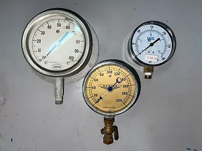 3 Water Pressure Gauges Steampunk • $25