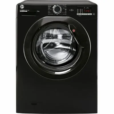 £319 • Buy Hoover H3W492DBBE/1 9Kg Washing Machine 1400 RPM D Rated Black 1400 RPM