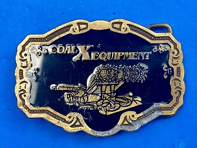 Coal X Equipment Mine Equipment Western Framed Belt Buckle  By Fox Advertising  • $12.49