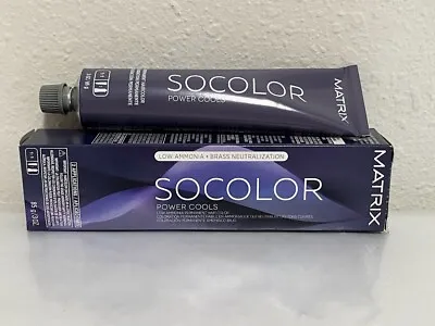 Matrix SOCOLOR SYNC 4AA Dark Brown Ash Ash Permanent Hair Color 3 Oz Power Cools • $9.35