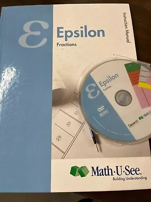 Math U See - Epsilon Instruction Manual & DVD • $25