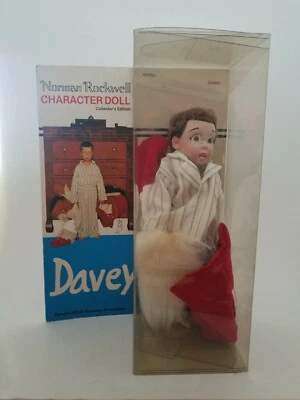 $30 • Buy Vintage Norman Rockwell Character Doll Davey In Original Package